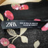 ザラ ZARA 総柄長袖シャツ チェリー さくらんぼ レディース M