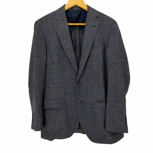 アクアスキュータム AQUASCUTUM ウール混 2B テーラードジャケット メンズ