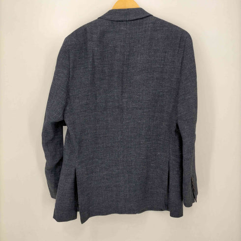 アクアスキュータム AQUASCUTUM ウール混 2B テーラードジャケット メンズ