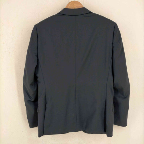 エルメネジルドゼニア ERMENEGILDO ZEGNA チェコ製 MULTISEASON 総裏 開き見せ サイドベンツ 2Bウールテーラードジャケット メンズ EUR:48