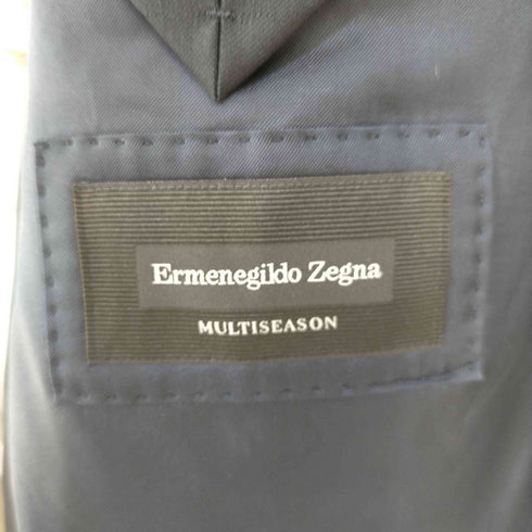 エルメネジルドゼニア ERMENEGILDO ZEGNA チェコ製 MULTISEASON 総裏 開き見せ サイドベンツ 2Bウールテーラードジャケット メンズ EUR:48