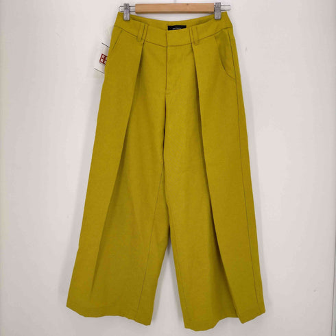 ユノートル une autre タックワイドパンツ レディース 38