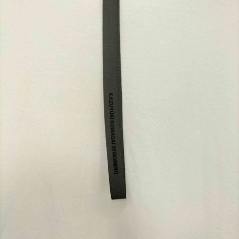 カズユキクマガイアタッチメント KAZUYUKI KUMAGAI ATTACHMENT 2度詰天竺 クルーネック7分袖 メンズ JPN:1