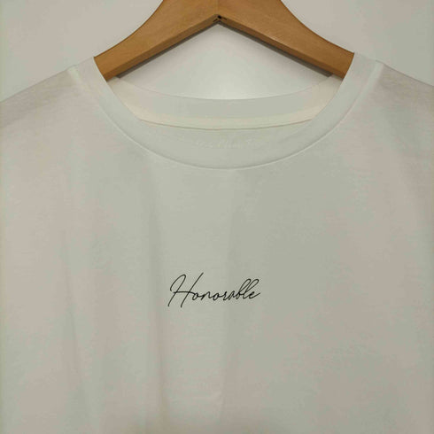 グローバルワーク GLOBAL WORK クルーネック リッチクリーンプリントTシャツ レディース JPN:M