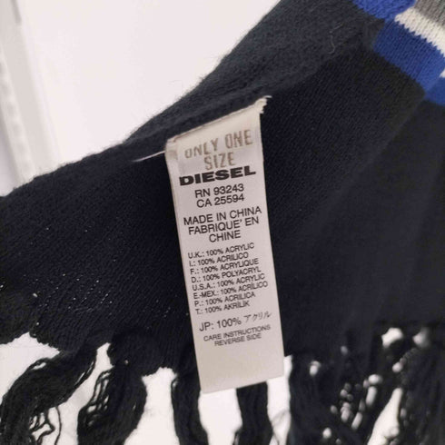 ディーゼル DIESEL ロゴ ニット マフラー メンズ ONE SIZE