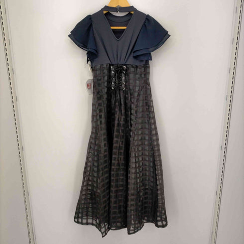 ダズリン dazzlin シアーチェックコルセットワンピース レディース JPN:S