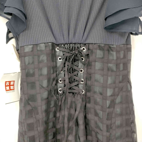 ダズリン dazzlin シアーチェックコルセットワンピース レディース JPN:S