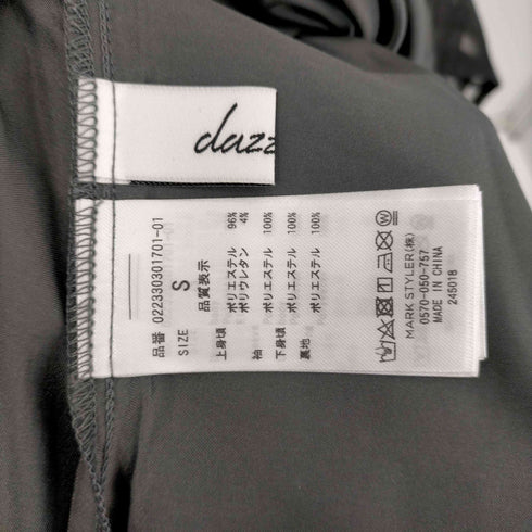 ダズリン dazzlin シアーチェックコルセットワンピース レディース JPN:S