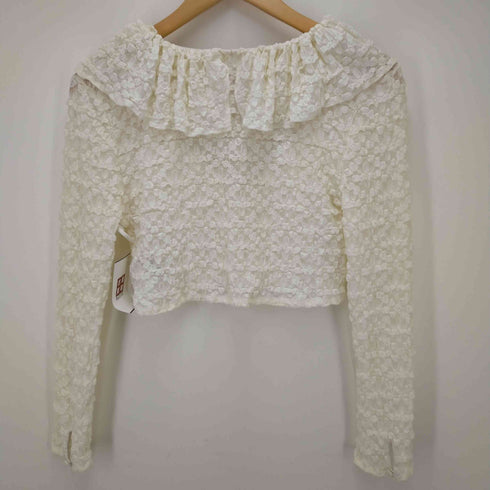 リリーブラウン Lily Brown フリルレースラッフルカラーブラウス レディース ONE SIZE