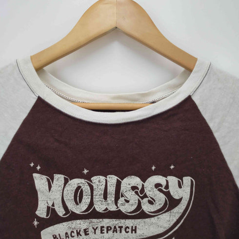 マウジー moussy RAGLAN Tシャツ レディース FREE