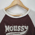 マウジー moussy RAGLAN Tシャツ レディース FREE