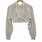 ACLENT アクレント Short crochet knit hoodie レディース FREE