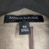バナナリパブリック BANANA REPUBLIC 23SS ウエストベルト コットンリネンヘリンボーン 4Pテーラードジャケット サファリ メンズ US:36