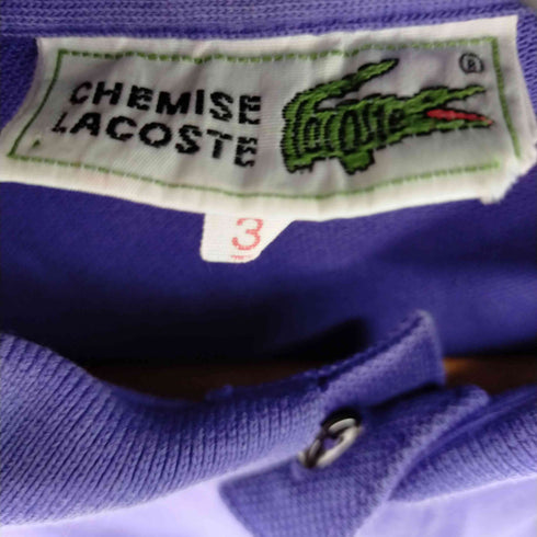 シュミーズ ラコステ CHEMISE LACOSTE 90S ワニワッペン半袖ポロシャツ メンズ 3