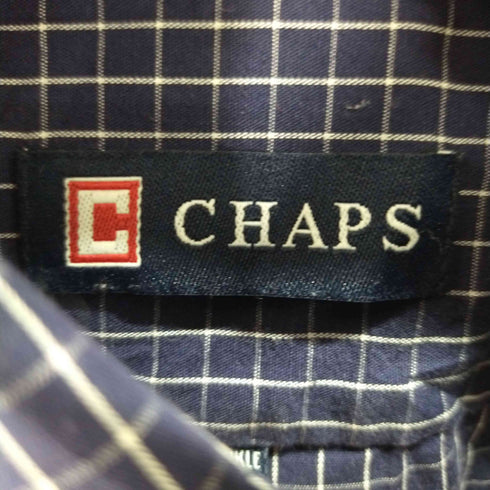 チャップス CHAPS BD チェックシャツ 長袖 メンズ import:L