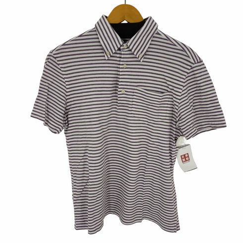 A.B.C.L. laboratorio ストライプS/Sポロシャツ メンズ JPN:L