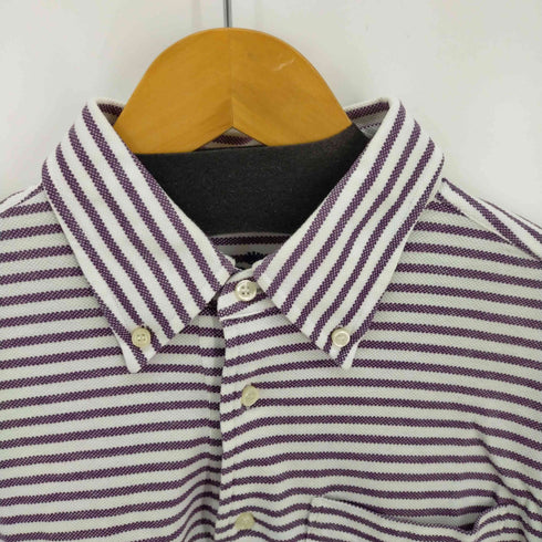 A.B.C.L. laboratorio ストライプS/Sポロシャツ メンズ JPN:L