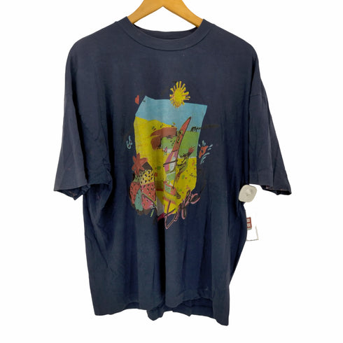 ユナイテッドカラーズオブベネトン UNITED COLORS OF BENETTON 90S プリント S/S Tシャツ メンズ JPN:XL