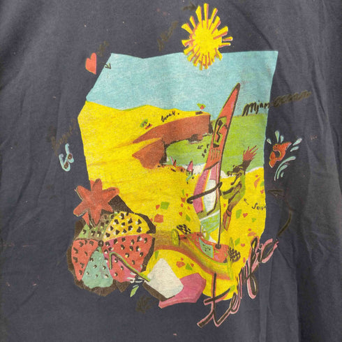 ユナイテッドカラーズオブベネトン UNITED COLORS OF BENETTON 90S プリント S/S Tシャツ メンズ JPN:XL
