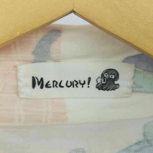 MERCURY 人物柄 ハイネックL/Sカットソー レディース