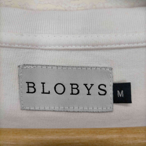 BLOBYS フロントプリントクルーネックTシャツ メンズ JPN:M
