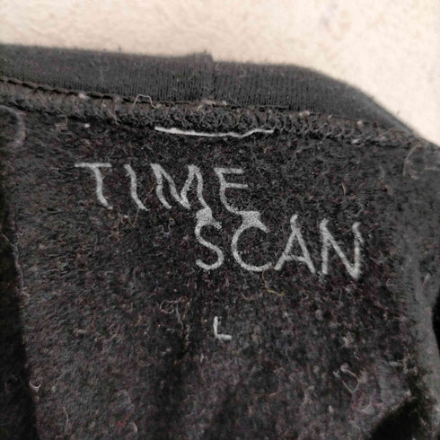 TIME SCAN フロントプリントプルオーバーパーカー メンズ JPN:L