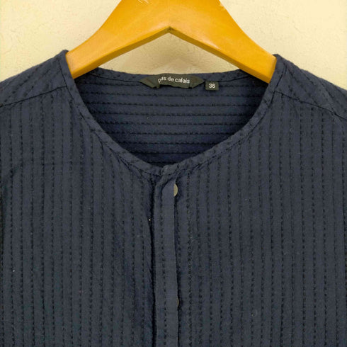 パドカレ pas de calais 製品染め 比翼 ブラウス レディース JPN:36