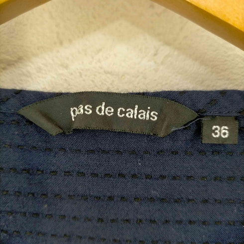 パドカレ pas de calais 製品染め 比翼 ブラウス レディース JPN:36