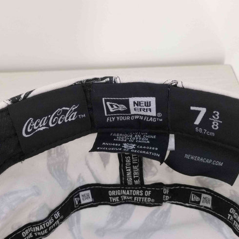 ニューエラ NEW ERA 瓶コーラ柄 キャップ メンズ 7 3/8