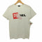 ディーゼル DIESEL 剥がれロゴ クルーネックTシャツ メンズ import:S