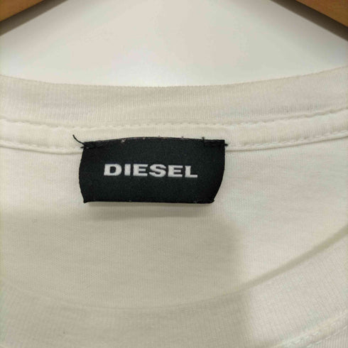 ディーゼル DIESEL 剥がれロゴ クルーネックTシャツ メンズ import:S