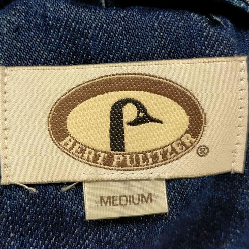 BERT PULITZER 日本製 裏地ギンガムチェック デニムカバーオール メンズ import:M
