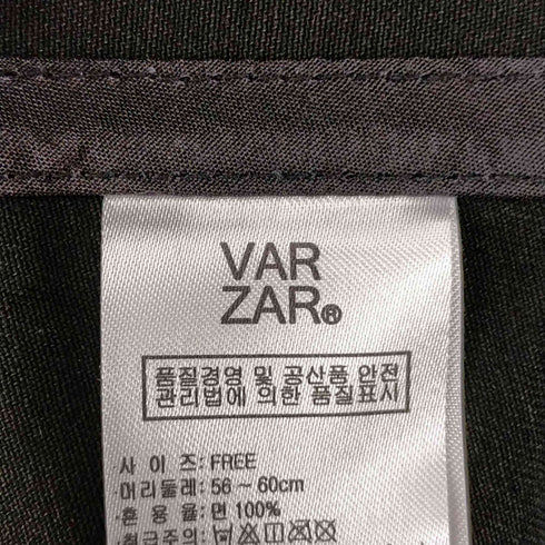 バザール VARZAR Stud drop over fit bucket hat black 590 メンズ FREE