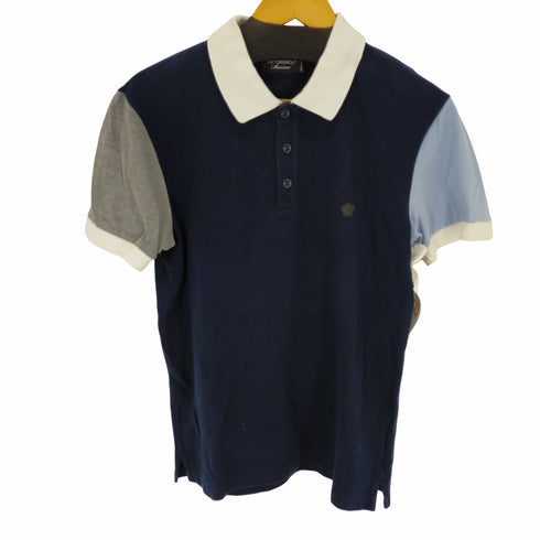 ヴィクターアンドロルフムッシュー VIKTOR&ROLF MONSIEUR ワンポイントパッチ切替ポロシャツ メンズ JPN:S