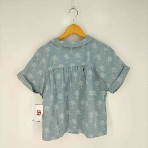 ザラ ZARA RUSTIC CROPPED SHIRT クロップドシャツ レディース import:XS