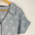 ザラ ZARA RUSTIC CROPPED SHIRT クロップドシャツ レディース import:XS