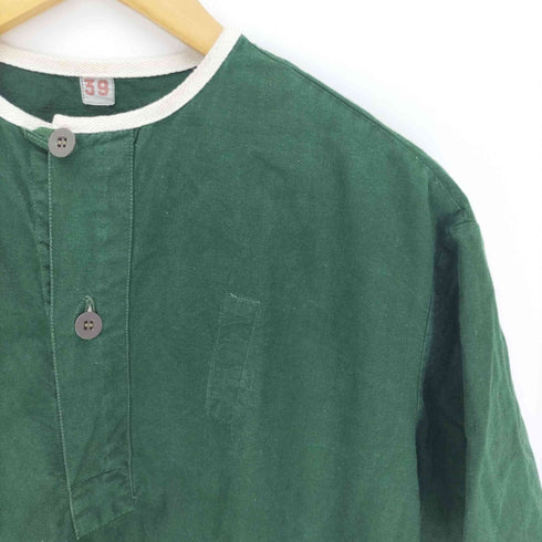 スウィーディシュ アーミー SWEDISH ARMY ヘンリーネック S/S スリーピングシャツ メンズ 39