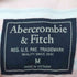 アバクロンビーアンドフィッチ Abercrombie & Fitch ワンポイント 刺繍 ストライプ L/S シャツ メンズ import:M