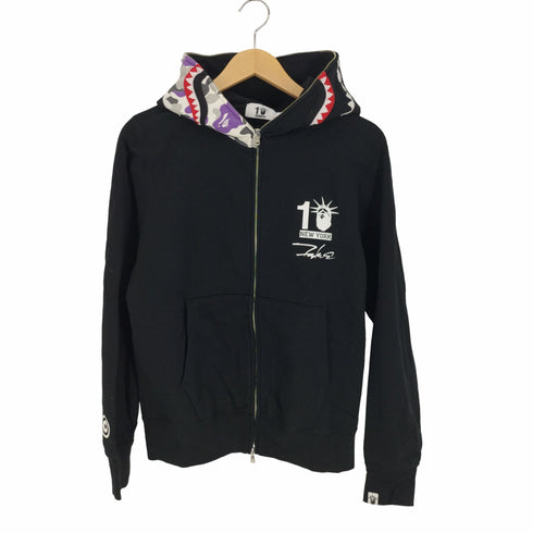 アベイシングエイプ A BATHING APE 16AW NYC Store 10 Anniversary Shark Hoodie メンズ JPN:M