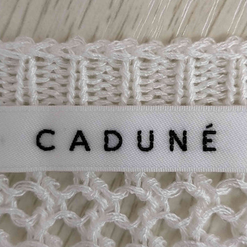 カデュネ CADUNE メッシュニットベスト レディース 38