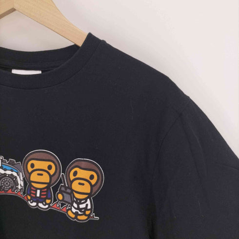 アベイシングエイプ A BATHING APE TEE 05 MOVIE コラボ MILO プリント クルーネック S/S Tシャツ メンズ JPN:L