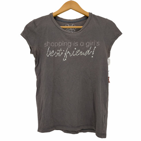 オールドネイビー OLD NAVY 00s Y2K shopping is girls ラインストーン クルーネックカットソー レディース JPN:XL