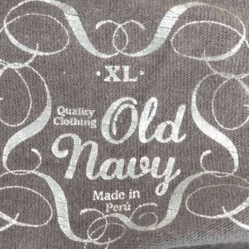 オールドネイビー OLD NAVY 00s Y2K shopping is girls ラインストーン クルーネックカットソー レディース JPN:XL