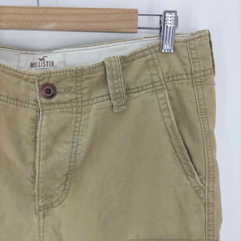 ホリスター Hollister ストーン ウォッシュ加工 ボタンフライ ミリタリー カーゴショーツ メンズ 32