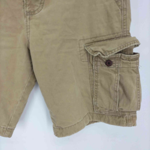 ホリスター Hollister ストーン ウォッシュ加工 ボタンフライ ミリタリー カーゴショーツ メンズ 32