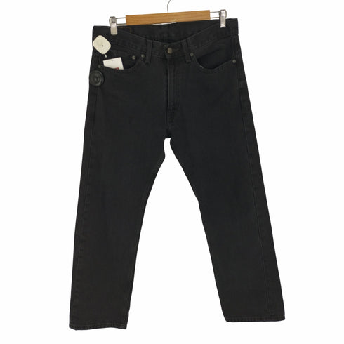 リーバイス Levis 505 ブラックデニム パンツ メンズ W34 L30