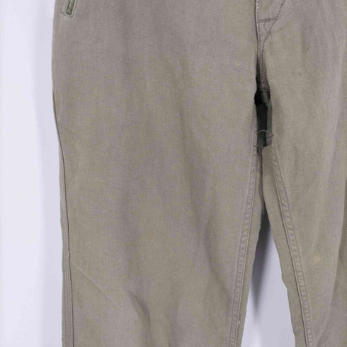 ポロバイラルフローレン Polo by RALPH LAUREN サイドシンチ ミリタリー サスペンダーボタン コットン リネン スラックス トラウザー パンツ メンズ 33/30