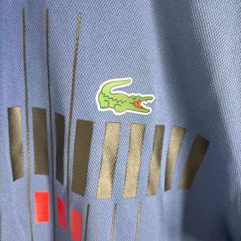 ラコステスポーツ LACOSTE SPORT Sleeve Polo ロゴパッチポロシャツ テニスウエア メンズ JPN:S