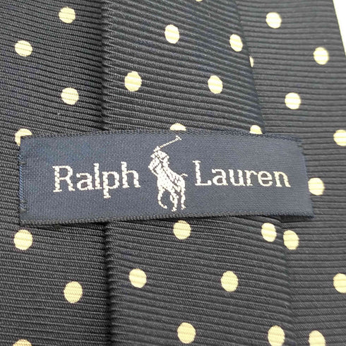 ラルフローレン RALPH LAUREN HAND MADE ドット ネクタイ メンズ