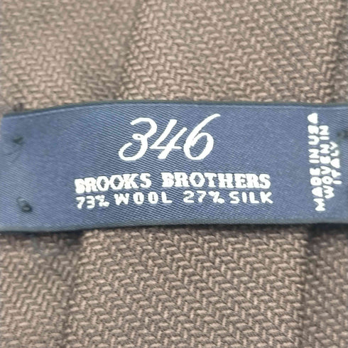 ブルックスブラザーズ 346 BROOKS BROTHERS USA製 シルク混 ウール ネクタイ メンズ